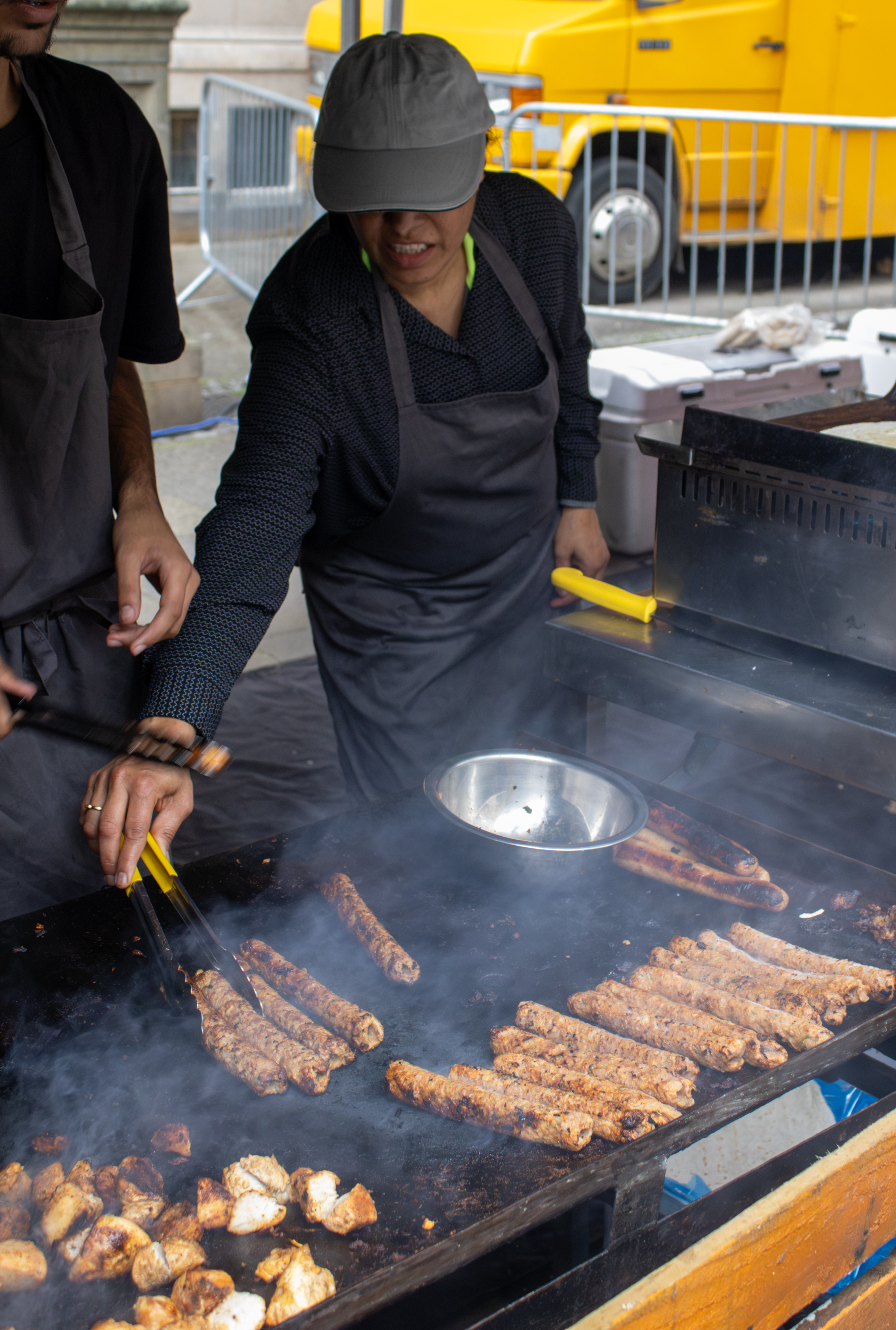 A food vendor at the Yorkshire Integration Festival