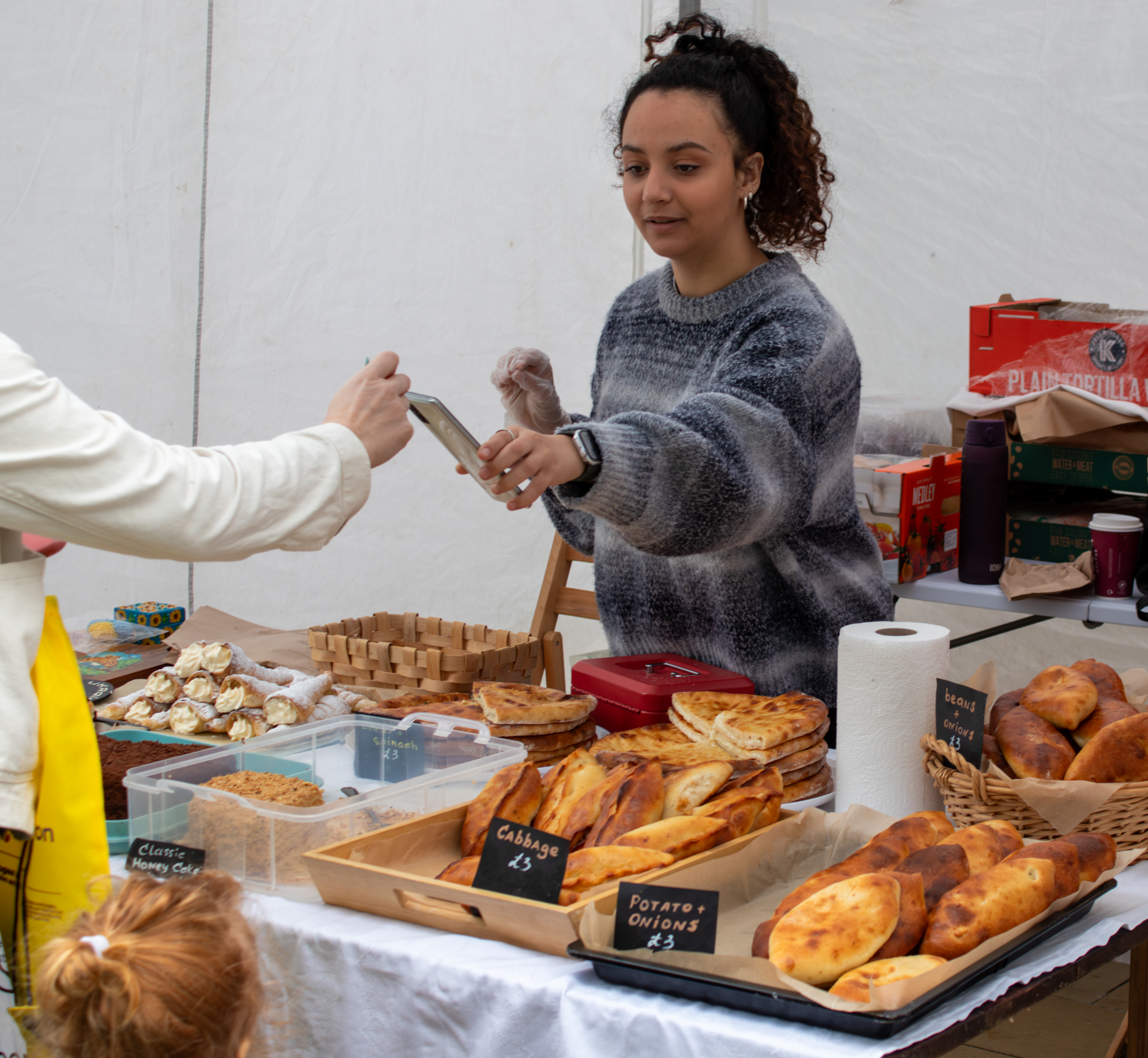 A marketplace stall at the Yorkshire Integration Festival 2023