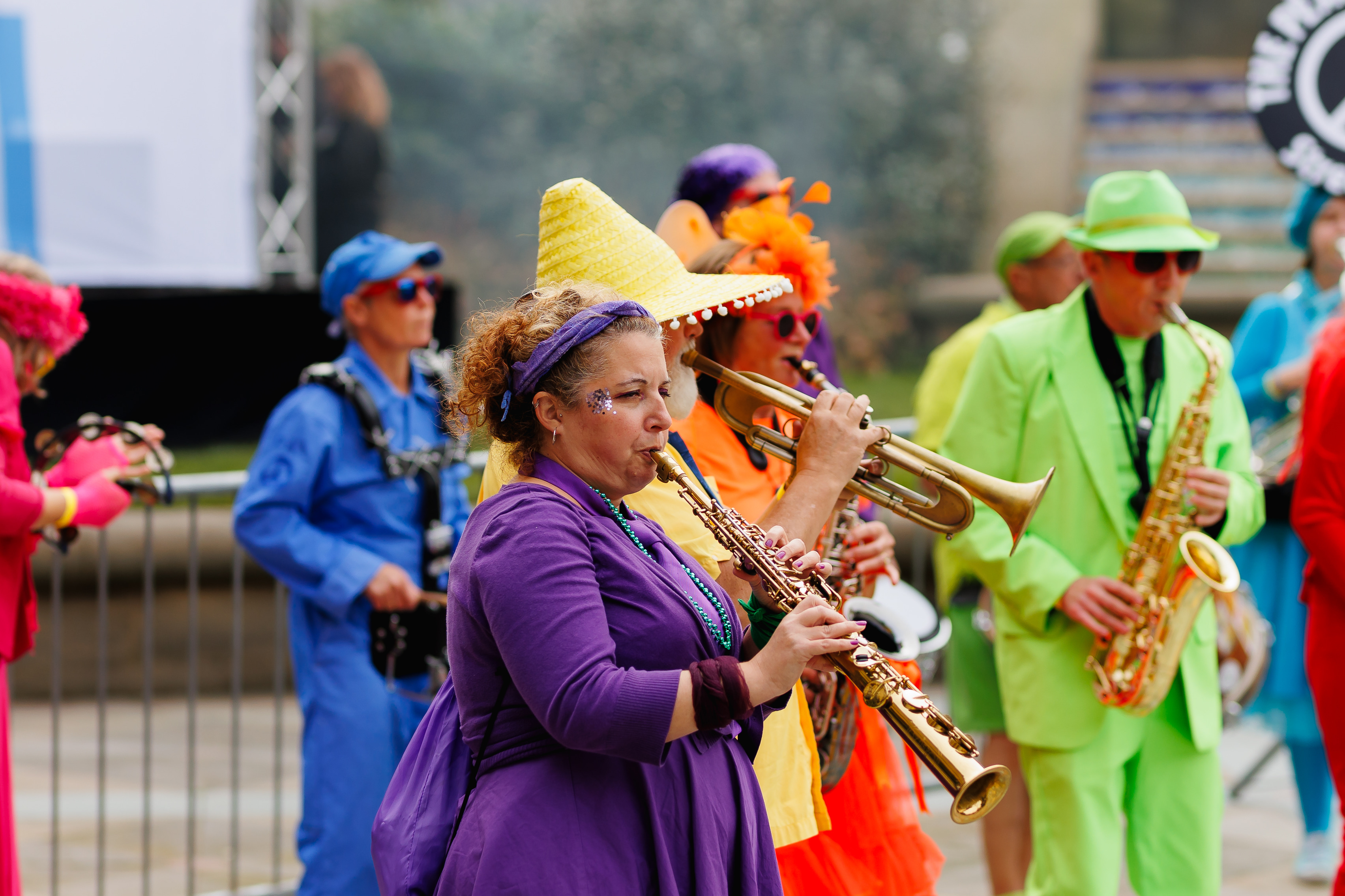 The Peace Artistes performing at the Yorkshire Integration Festival 2023