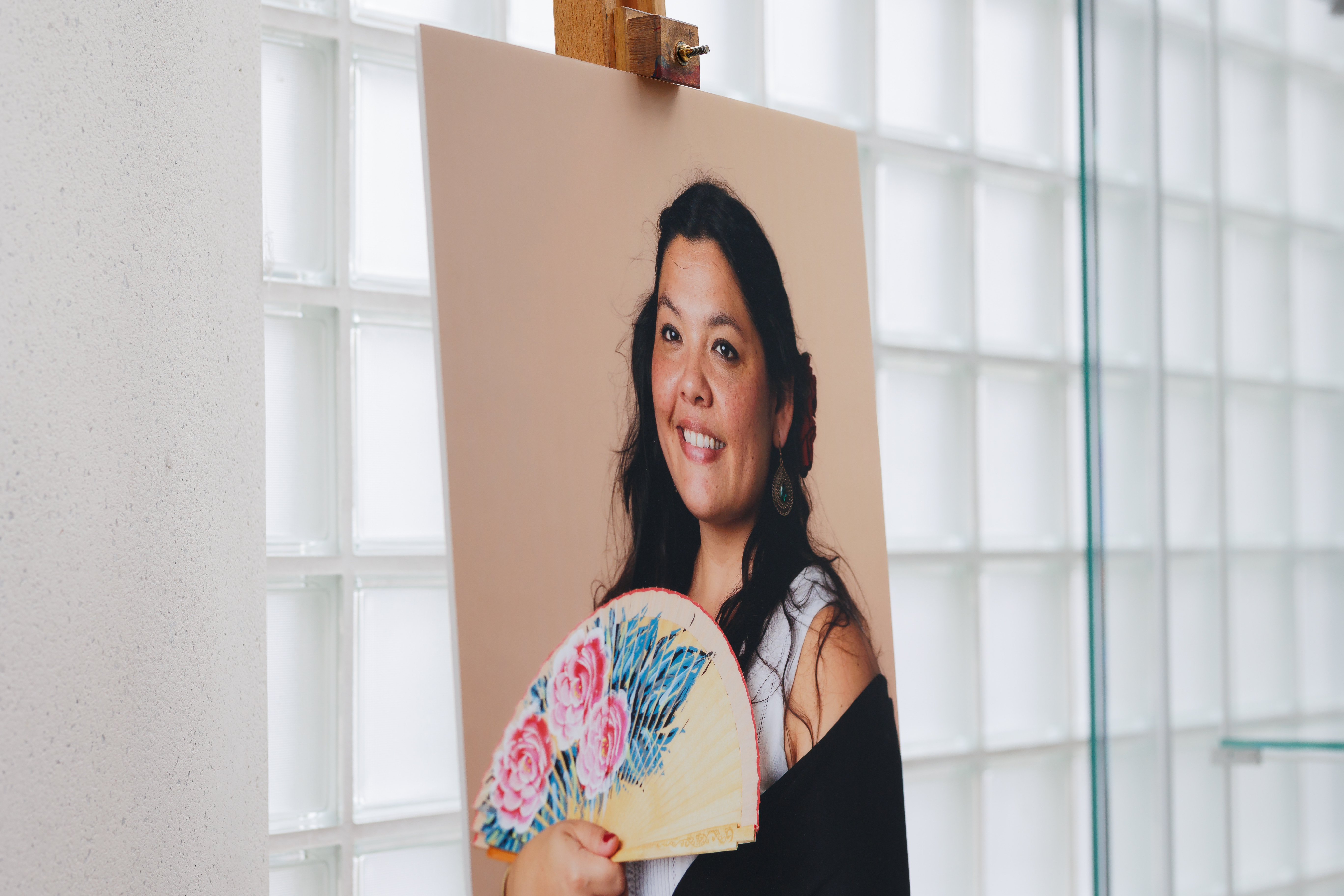 A picture from the Becoming Us exhibition at the Yorkshire Integration Festival 2023