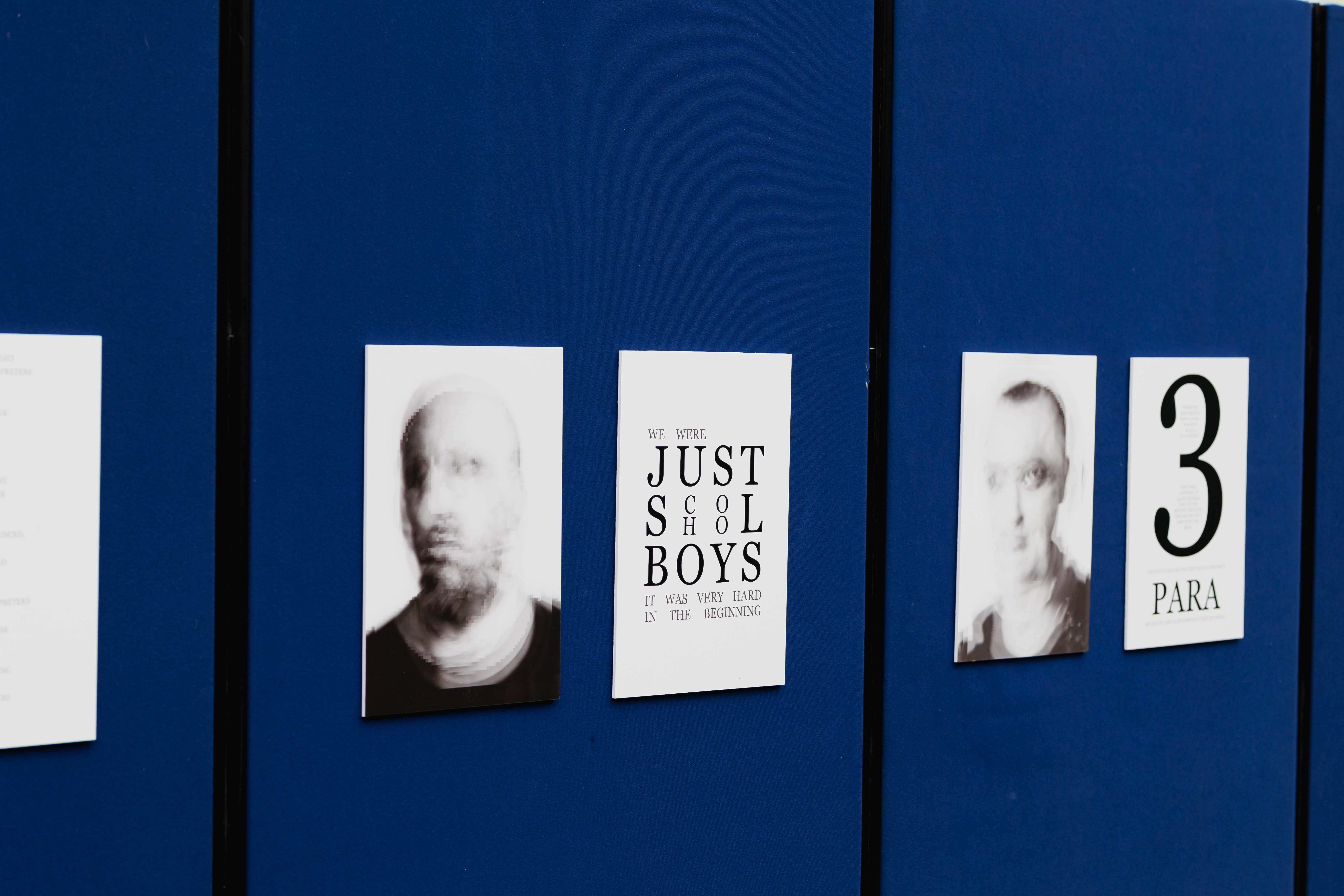 We are here, because you were there exhibition