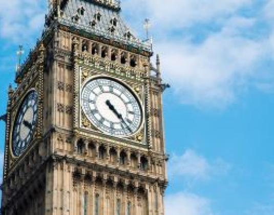 Big Ben in Elizabeth Tower in London