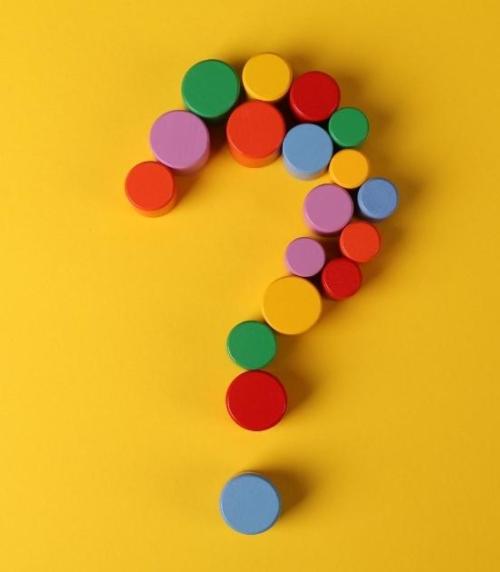 A question mark