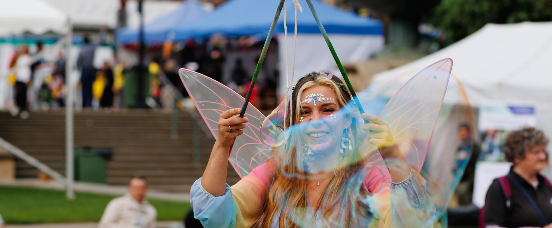 Bubbleology at the Yorkshire Integration Festival 2023